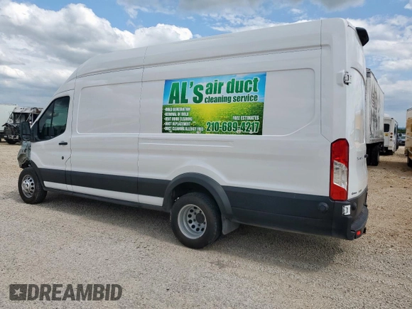 2023 Ford Transit Cargo с VIN 1FTRU8XG2PKB03545, выставлен на аукционе Copart как лот 57811895 с пробегом 29 474 миль миль и Списание • Salvage title. История ставок и продаж доступна на DreamBid. Изображение 2.