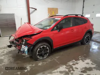 2023 Subaru Crosstrek z VIN JF2GTABC7PH215021, wystawiony jako Copart lot #56296805 z przebiegiem 64 813 mil mil oraz Szkoda całkowita • Salvage title. Historia ofert i sprzedaży dostępna na DreamBid. Obrazek 1.