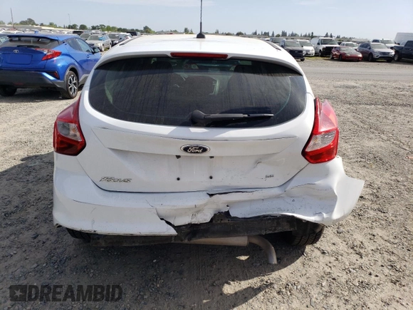 2013 Ford Focus SE with VIN 1FADP3K25DL117032, listed as a Copart auction lot 53488465 with 76,288 mi miles and Salvage Title. Bid and sale history available at carsss.com. Image 6.