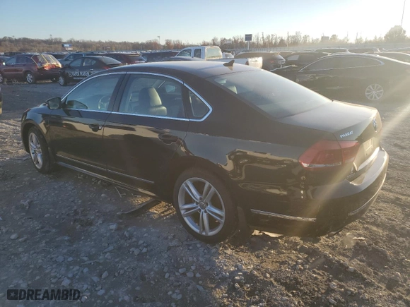 2015 Volkswagen Passat 1.8T Sport with VIN 1VWBT7A34FC122818, listed as a Copart auction lot 80027384 with 94,787 mi miles and Salvage Title. Bid and sale history available at carsss.com. Image 2.