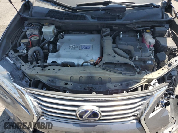 2015 Lexus RX 450h with VIN 2T2ZB1BA1FC001617, listed as a Copart auction lot 61766235 with 79,789 mi miles and Salvage title. Bid and sale history available at DreamBid. Image 12.
