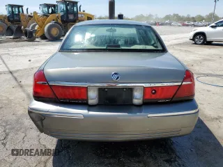 2001 Mercury Grand Marquis LS with VIN 2MEFM75W31X612800, listed as a Copart auction lot 50886005 with 58,400 mi miles and Salvage Title. Bid and sale history available at DreamBid. Image 6.
