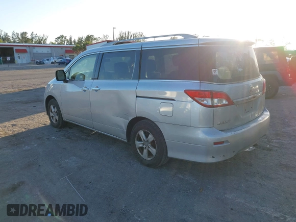 2017 Nissan Quest SV with VIN JN8AE2KP6H9169849, listed as a IAAI auction lot 41565284 with 154,656 mi miles. Bid and sale history available at carsss.com. Image 3.