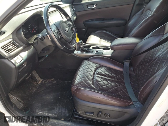 2018 Kia Optima SX with VIN 5XXGV4L20JG225751, listed as a Copart auction lot 55115305 with 114,768 mi miles and Salvage title. Bid and sale history available at DreamBid. Image 7.
