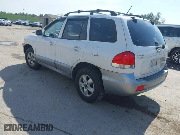 2005 Hyundai Santa Fe GLS with VIN KM8SC13D95U934500, listed as a IAAI auction lot 42190484 with 108,996 mi miles. Bid and sale history available at carsss.com. Image 3.