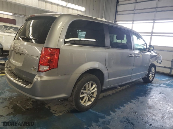2019 Dodge Grand Caravan SXT with VIN 2C4RDGCG0KR556685, listed as a Copart auction lot 87197364 with 96,054 mi miles and Salvage Title. Bid and sale history available at carsss.com. Image 3.