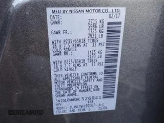 2017 Infiniti QX60 with VIN 5N1DL0MMXHC526941, listed as a Copart auction lot 49434135 with 101,811 mi miles and Salvage Title. Bid and sale history available at DreamBid. Image 13.