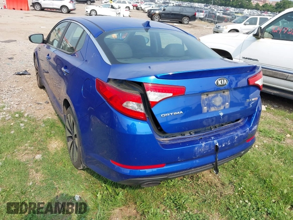 2013 Kia Optima SX with VIN 5XXGR4A62DG092005, listed as a IAAI auction lot 42480351 with 241,614 mi miles and . Bid and sale history available at DreamBid. Image 6.