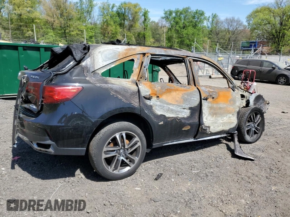 2017 Acura MDX Advance z VIN 5FRYD4H8XHB022480, wystawiony jako Copart lot #55913035 z przebiegiem Nie podano mil oraz Nie do naprawy • Non repairable. Historia ofert i sprzedaży dostępna na DreamBid. Obrazek 3.