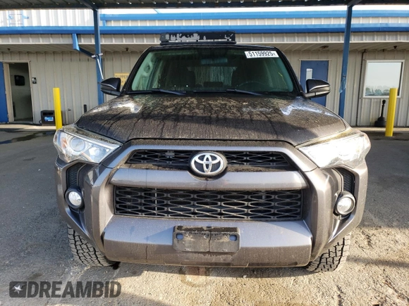 2018 Toyota 4Runner SR5 with VIN JTEBU5JR3J5530552, listed as a Copart auction lot 51159925 with 112,645 mi miles and Salvage Title. Bid and sale history available at carsss.com. Image 5.