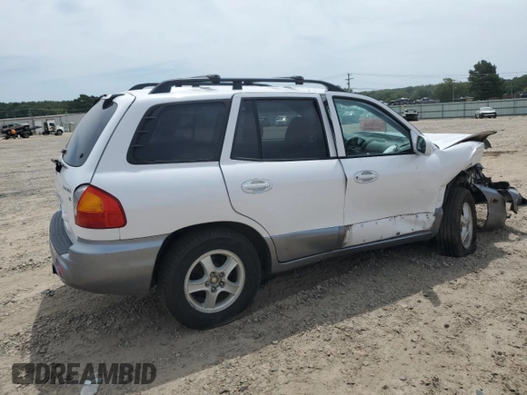 2003 Hyundai Santa Fe GLS with VIN KM8SC13D43U432684, listed as a Copart auction lot 65950054 with 0 mi miles and Salvage Title. Bid and sale history available at carsss.com. Image 3.