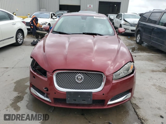 2013 Jaguar XF RWD with VIN SAJWA0ES4DPS99668, listed as a Copart auction lot 51239115 with Not Provided miles and Salvage Title. Bid and sale history available at DreamBid. Image 5.