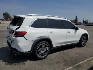 2023 Mercedes-Benz GLS 450 with VIN 4JGFF5KE8PA992127, listed as a Copart auction lot 54392115 with 29,915 mi miles and Salvage Title. Bid and sale history available at DreamBid. Image 3.