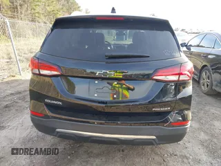 2022 Chevrolet Equinox Premier with VIN 2GNAXNEV8N6155449, listed as a IAAI auction lot 41589294 with 46,482 mi miles. Bid and sale history available at carsss.com. Image 17.