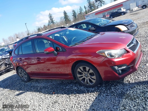 2015 Subaru Impreza Wagon 2.0i Sport Limited with VIN JF1GPAY69FH329739, listed as a IAAI auction lot 41751588 with 193,791 mi miles. Bid and sale history available at carsss.com. Image 13.