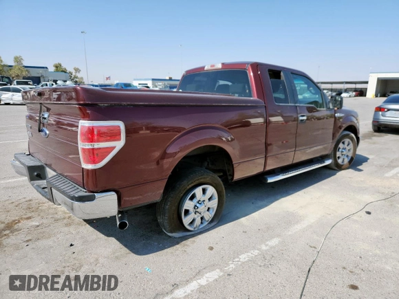 2009 Ford F-150 STX with VIN 1FTRX12819FA12244, listed as a Copart auction lot 58618995 with 136,773 mi miles and Salvage title. Bid and sale history available at DreamBid. Image 3.