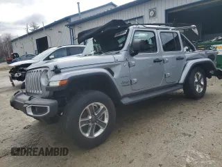 2020 Jeep Wrangler Unlimited Sahara with VIN 1C4HJXEN1LW131534, listed as a Copart auction lot 50064905 with 0 mi miles and Clean Title. Bid and sale history available at carsss.com. Image 1.
