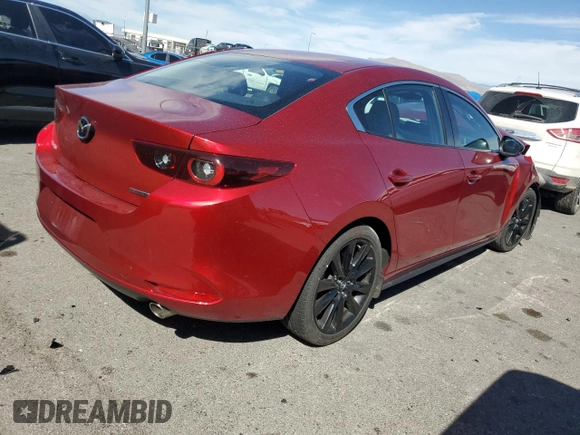 2024 Mazda 3 S Select Sport with VIN 3MZBPABM4RM413041, listed as a Copart auction lot 50608785 with 19,302 mi miles and Salvage Title. Bid and sale history available at DreamBid. Image 3.