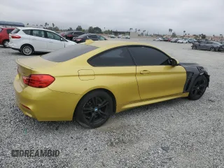 2015 BMW M4 with VIN WBS3R9C59FK332930, listed as a Copart auction lot 51443045 with 0 mi miles and Salvage Title. Bid and sale history available at carsss.com. Image 3.