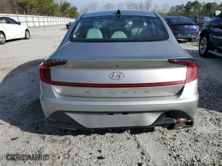 2020 Hyundai Sonata SEL with VIN 5NPEF4JA0LH027077, listed as a Copart auction lot 45607045 with 75,340 mi miles and Salvage Title. Bid and sale history available at carsss.com. Image 6.