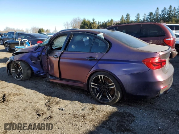 2016 BMW M3 with VIN WBS8M9C57G5D30780, listed as a Copart auction lot 49214095 with Not provided miles and Non repairable. Bid and sale history available at DreamBid. Image 2.
