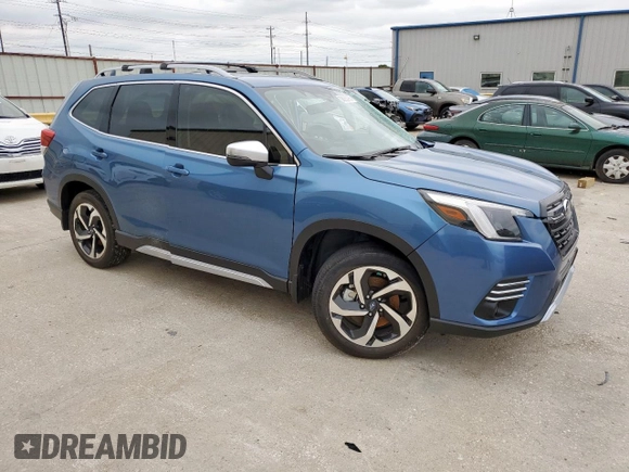 2023 Subaru Forester Touring with VIN JF2SKARC8PH454113, listed as a Copart auction lot 56063985 with Not provided miles and Salvage title. Bid and sale history available at DreamBid. Image 4.