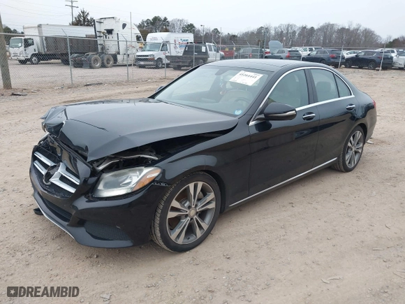 2015 Mercedes-Benz C-Class C 300 with VIN 55SWF4JB0FU080456, listed as a IAAI auction lot 41264441 with 139,584 mi miles. Bid and sale history available at carsss.com. Image 2.