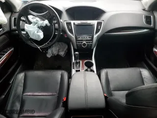 2016 Acura TLX Tech with VIN 19UUB1F53GA000486, listed as a Copart auction lot 44997725 with 0 mi miles and Salvage Title. Bid and sale history available at carsss.com. Image 8.