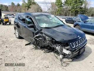 2019 Jeep Compass Latitude z VIN 3C4NJDBB5KT593286, wystawiony jako Copart lot #53249405 z przebiegiem 79 573 mil mil oraz Szkoda całkowita • Salvage title. Historia ofert i sprzedaży dostępna na DreamBid. Obrazek 12.