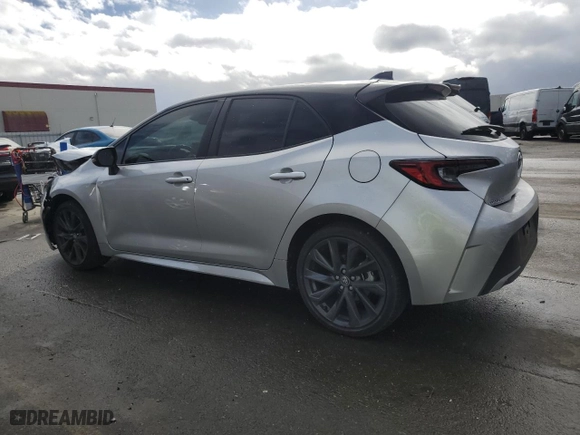 2024 Toyota Corolla Hatchback XSE with VIN JTNC4MBE3R3217745, listed as a Copart auction lot 44080185 with 9,356 mi miles and Salvage Title. Bid and sale history available at carsss.com. Image 2.