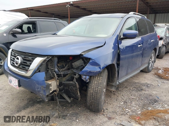2017 Nissan Pathfinder S with VIN 5N1DR2MN2HC601120, listed as a IAAI auction lot 41916133 with 99,995 mi miles and . Bid and sale history available at DreamBid. Image 6.