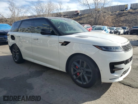 2024 Land Rover Range Rover Sport Dynamic SE with VIN SAL1L9FU4RA185843, listed as a Copart auction lot 82777484 with 4,880 mi miles and Salvage Title. Bid and sale history available at DreamBid. Image 4.