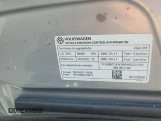 2024 Volkswagen Tiguan SE с VIN 3VV3B7AX9RM106728, выставлен на аукционе IAAI как лот 42845194 с пробегом 23 946 миль миль и . История ставок и продаж доступна на DreamBid. Изображение 12.