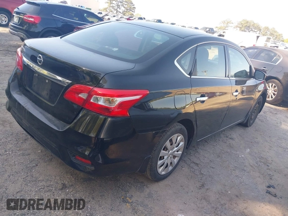 2019 Nissan Sentra S with VIN 3N1AB7AP3KY344694, listed as a IAAI auction lot 41980872 with 151,371 mi miles. Bid and sale history available at carsss.com. Image 4.