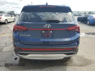 2022 Hyundai Santa Fe SEL with VIN 5NMS24AJ3NH377026, listed as a Copart auction lot 52202505 with 33,051 mi miles and Salvage Title. Bid and sale history available at DreamBid. Image 6.