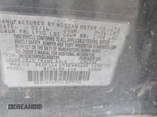2016 Nissan Versa S Plus with VIN 3N1CN7APXGL859731, listed as a IAAI auction lot 41962047 with 110,946 mi miles. Bid and sale history available at carsss.com. Image 9.