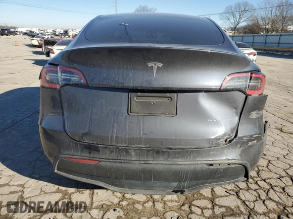 2021 Tesla Model Y Long Range with VIN 5YJYGDEE0MF088159, listed as a Copart auction lot 88668465 with 131,414 mi miles and Salvage Title. Bid and sale history available at DreamBid. Image 6.