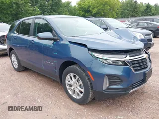 2024 Chevrolet Equinox LT with VIN 3GNAXTEG4RL203827, listed as a IAAI auction lot 42587202 with 48,393 mi miles and . Bid and sale history available at DreamBid. Image 1.