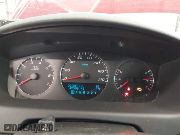 2009 Chevrolet Impala LT with VIN 2G1WT57K691206729, listed as a IAAI auction lot 41593681 with 45,998 mi miles and . Bid and sale history available at DreamBid. Image 7.