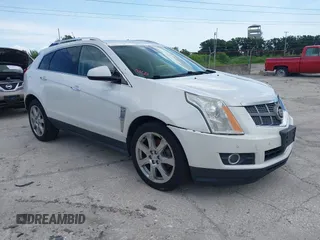 2012 Cadillac SRX Performance Collection with VIN 3GYFNEE35CS555075, listed as a IAAI auction lot 42729062 with 161,257 mi miles and . Bid and sale history available at DreamBid. Image 1.