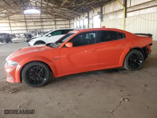 2020 Dodge Charger Scat Pack with VIN 2C3CDXGJ2LH149751, listed as a Copart auction lot 48031765 with 30,219 mi miles and Salvage Title. Bid and sale history available at carsss.com. Image 1.