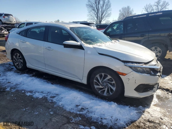 2017 Honda Civic Sedan EX with VIN 2HGFC2F76HH553052, listed as a Copart auction lot 88785635 with 73,379 mi miles and Salvage Title. Bid and sale history available at carsss.com. Image 4.