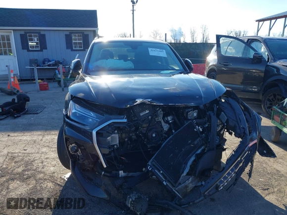 2022 Audi Q5 S line Premium Plus with VIN WA1EAAFY4N2139947, listed as a IAAI auction lot 41631689 with 40,746 mi miles and . Bid and sale history available at DreamBid. Image 13.