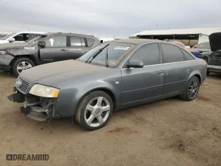 2004 Audi A6 with VIN WAULD64B54N043173, listed as a Copart auction lot 84192604 with 153,660 mi miles and Salvage Title. Bid and sale history available at carsss.com. Image 1.