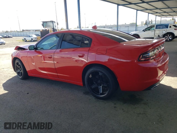 2018 Dodge Charger R/T with VIN 2C3CDXCT0JH164463, listed as a Copart auction lot 51805315 with 15,399 mi miles and Salvage Title. Bid and sale history available at carsss.com. Image 2.