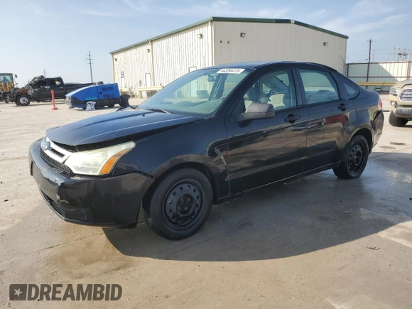 2008 Ford Focus S with VIN 1FAHP34NX8W244453, listed as a Copart auction lot 44554415 with 167,310 mi miles and Salvage Title. Bid and sale history available at carsss.com. Image 1.