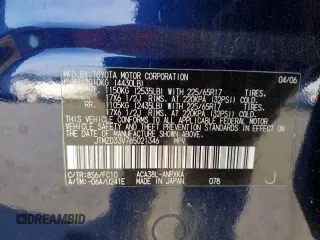 2006 Toyota RAV4 with VIN JTMZD33V765021346, listed as a Copart auction lot 47786195 with 89,332 mi miles and Salvage Title. Bid and sale history available at carsss.com. Image 13.