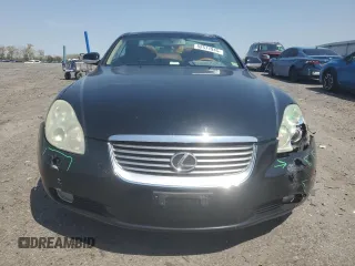2002 Lexus SC 430 with VIN JTHFN48YX20026264, listed as a Copart auction lot 52571945 with 170,019 mi miles and Salvage Title. Bid and sale history available at DreamBid. Image 5.