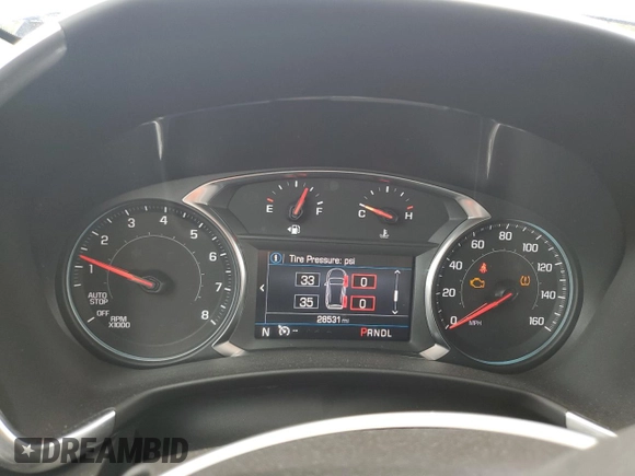 2024 Chevrolet Equinox LS with VIN 3GNAXHEG0RL163520, listed as a Copart auction lot 58076045 with 28,531 mi miles and Salvage title. Bid and sale history available at DreamBid. Image 9.