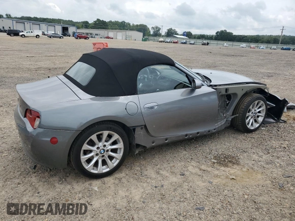 2008 BMW Z4 3.0si with VIN 4USBU53588LX04307, listed as a Copart auction lot 63514304 with 89,345 mi miles and Salvage Title. Bid and sale history available at carsss.com. Image 3.